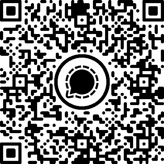 Scan to chat on Signal